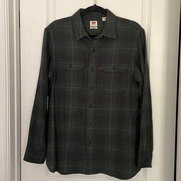 LEVIS CLASSIC WORKER PLAID OVER-SHIRT - Picture 1 of 1